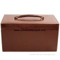 Faux Leather Jewelry Box